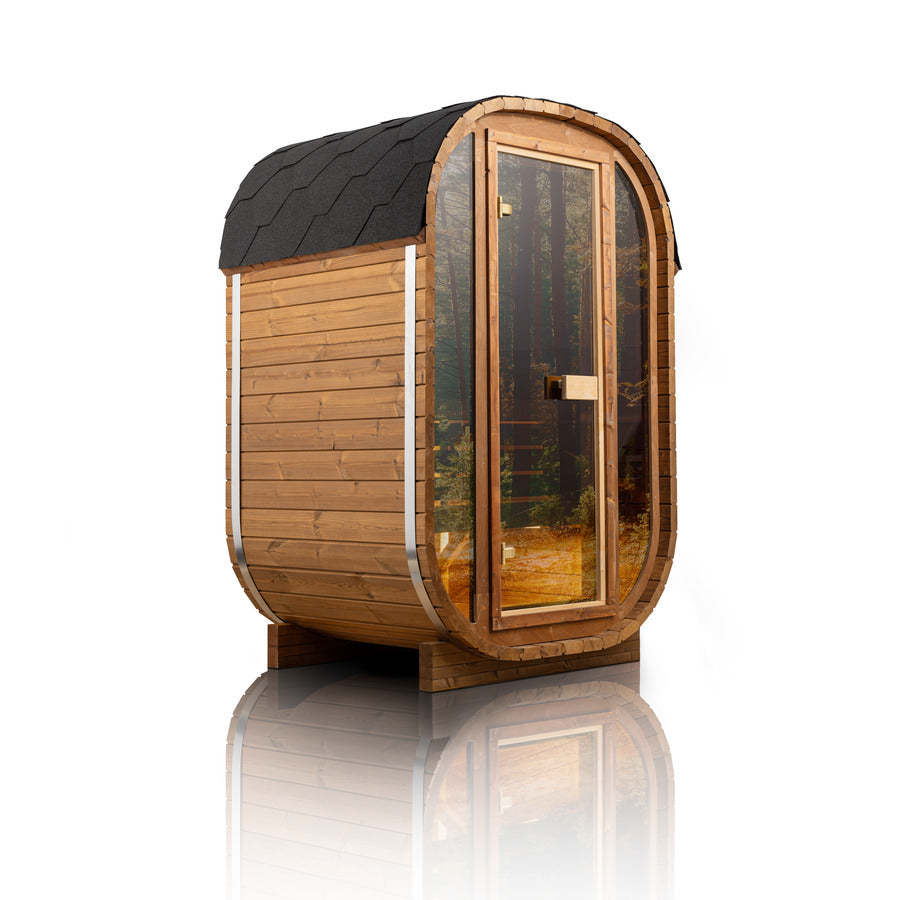 Auris One Outdoor Cedar Sauna — 1–2 Person