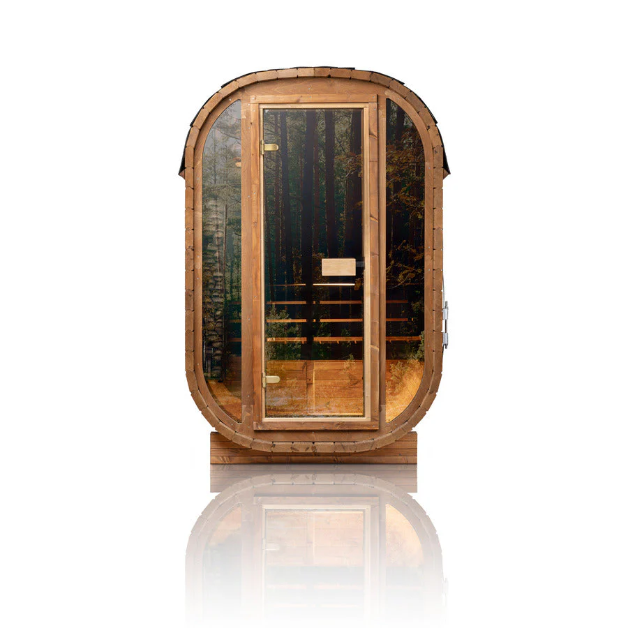 Auris One Outdoor Cedar Sauna — 1–2 Person