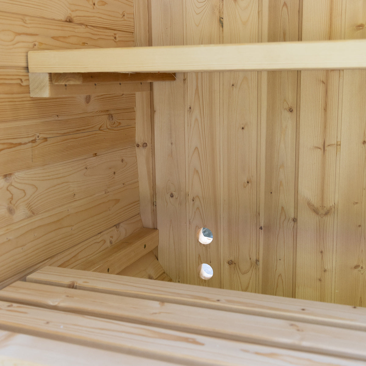 Auris One Outdoor Cedar Sauna — 1–2 Person — 8