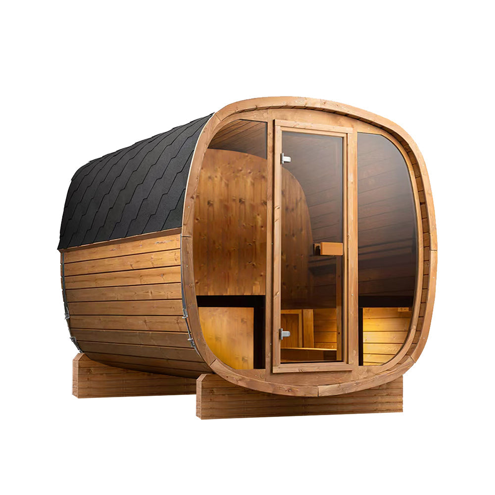 Auris Two Outdoor Cedar Sauna — 3–4 Person